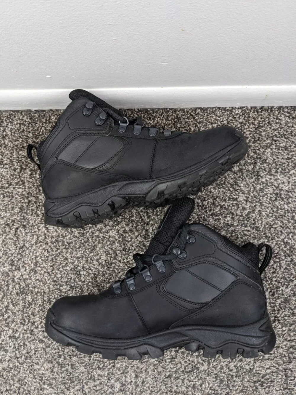 Timberland Boots Mens Size 8.5 Black Mt Maddsen Hiking Timberdry Waterproof